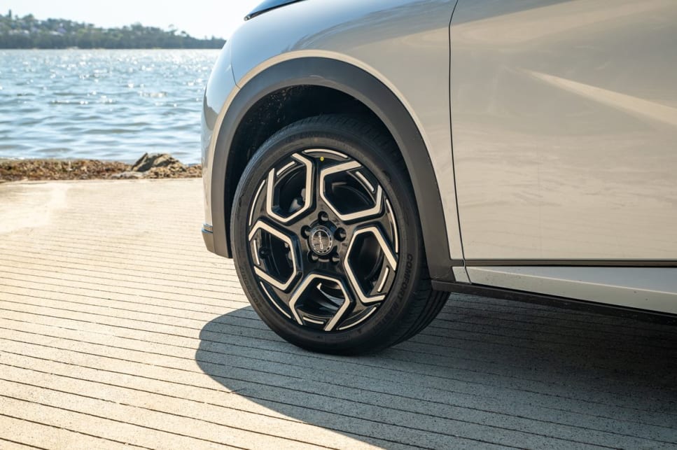 The Dolphin in the Premium grade wears 17-inch alloy wheels. (Image: Tom White)