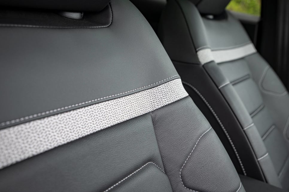There's a detail strip that runs through the door trims and across the seats. (Image: Tom White)