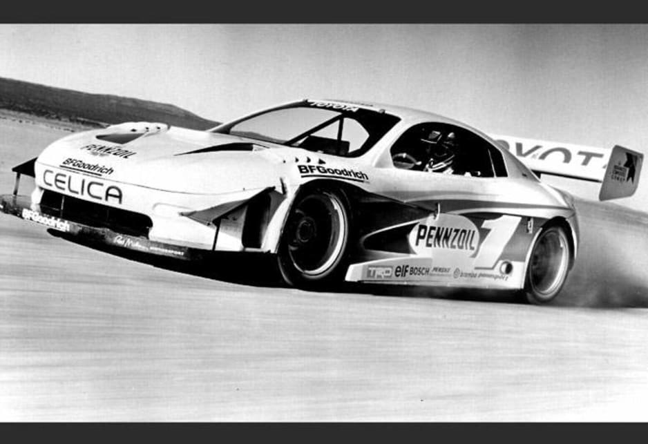 Toyota Celica (modified) and racing driver Rod Millen