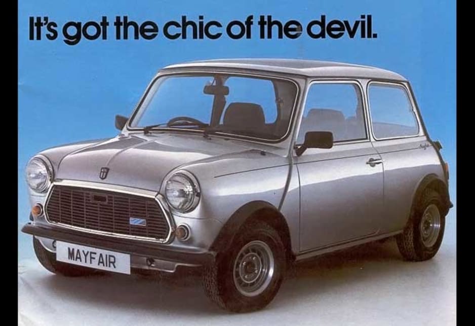 Mini Mayfair 1983 advertisement
