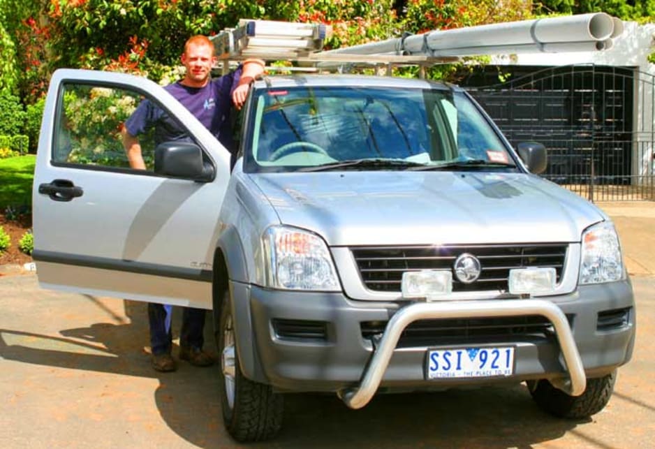 Hugh Eastwood with his 2003 Holden Rodeo RA