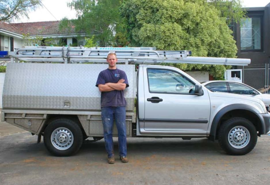 Hugh Eastwood with his 2003 Holden Rodeo RA