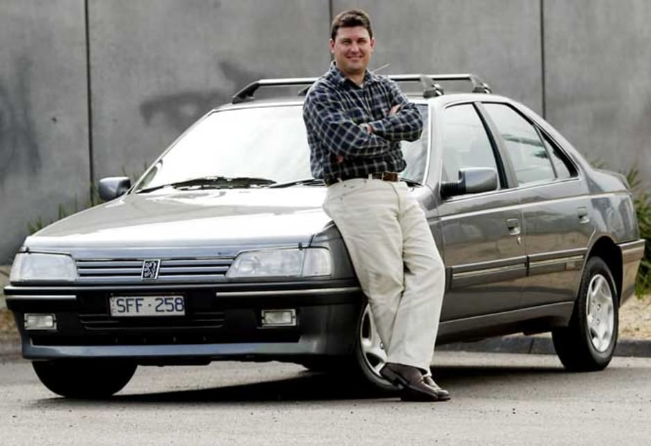 Darren Dumble proud owner of 1994 Peugeot 405 