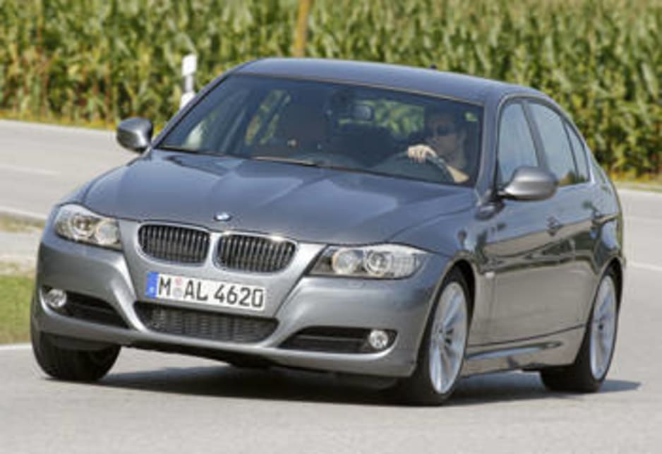 The new look BMW 3 series sedan.
