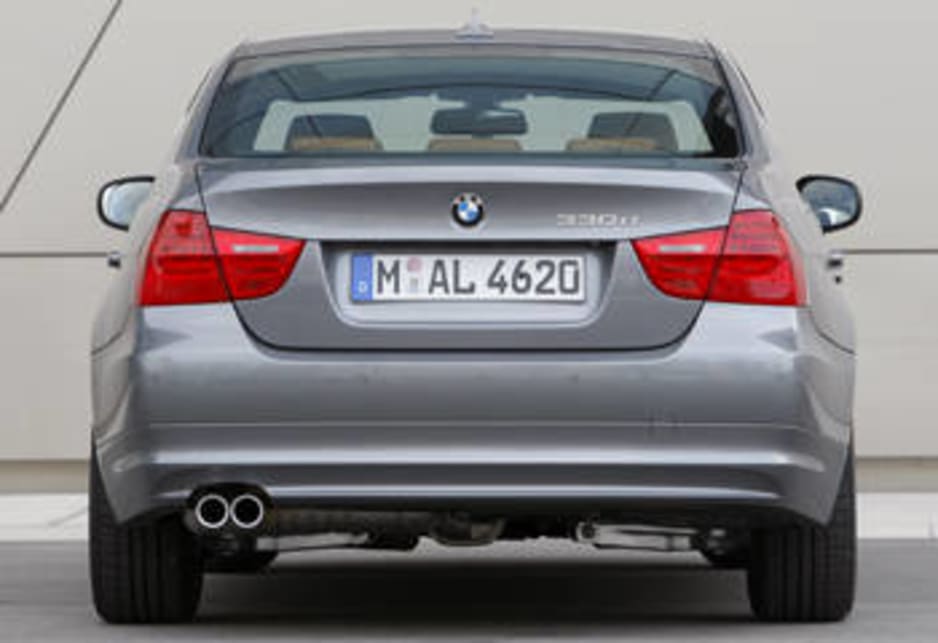The new look BMW 3 series sedan.