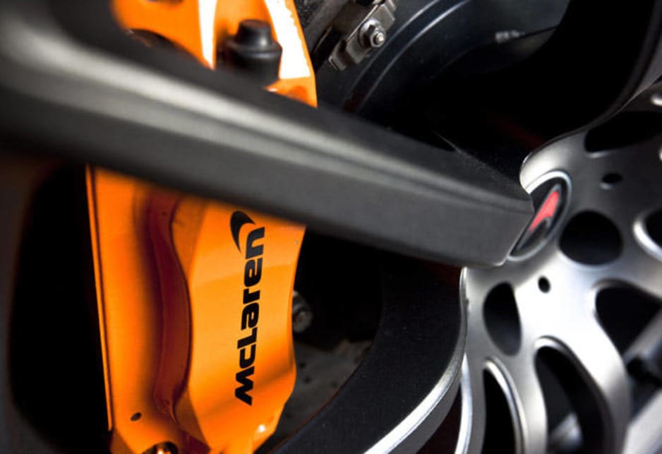 The 330km/h McLaren MP4-12C will hit the Trivett Sydney showroom at about $500,000 in October.