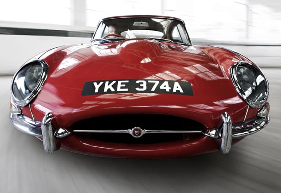 E-Type Jaguar 50th anniversary