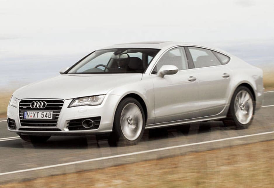 Audi says it combines ''the sporty elegance of a coupe, the comfort of a sedan and the practicality of a station wagon''.