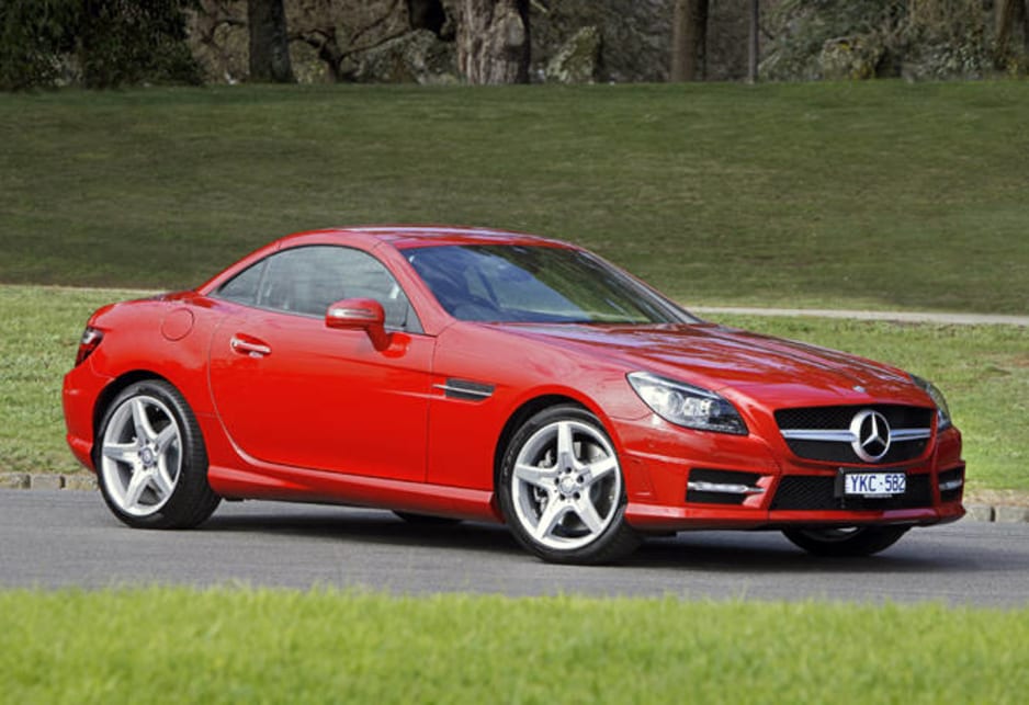 Is in the eye of the beholder and yet even the "cheap" SLK200 is well kitted out. Standard is the seven-speed automatic attached to the 1.8-litre turbo-petrol four-cylinder engine. The electric steel roof goes down (and up) in less than 20 seconds, there are 17-inch alloy wheels, iPod/USB friendly audio, heated seats, solar-reflective leather seats and a 147mm colour screen. 