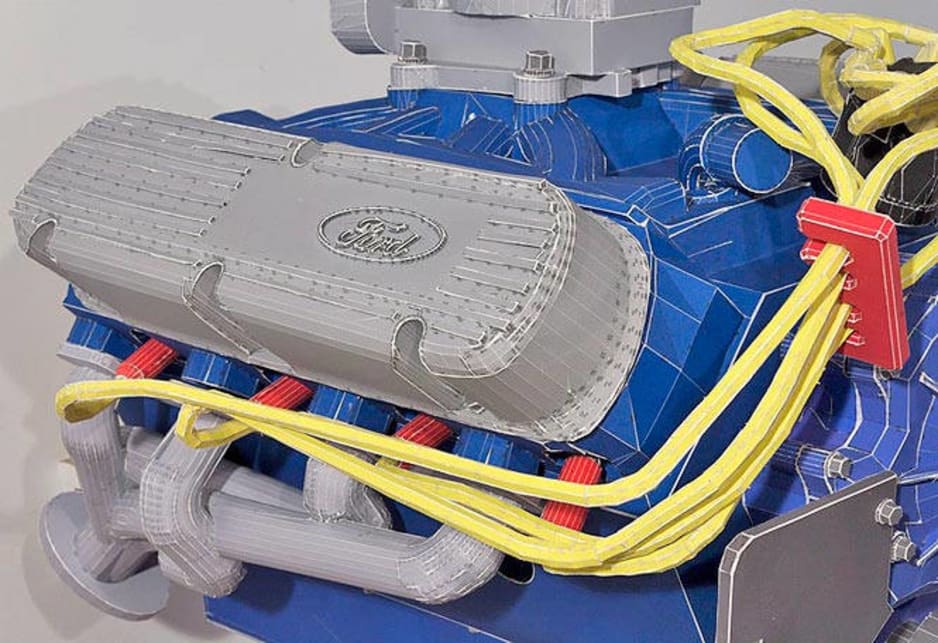 1969 Ford Mustang made of paper Car News CarsGuide