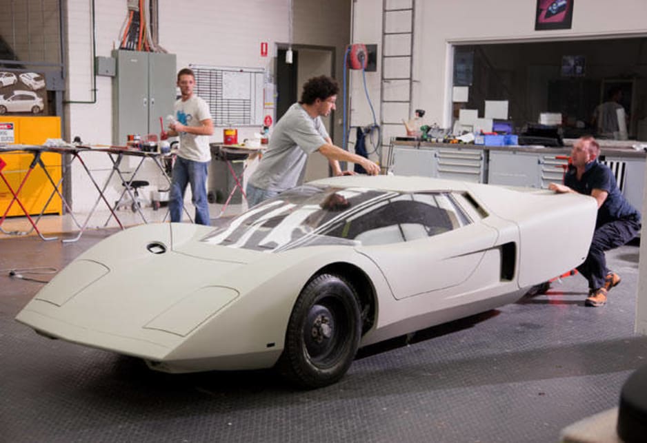 The futuristic research vehicle has been restored as a five-year labour of love by Holden designers and engineers.