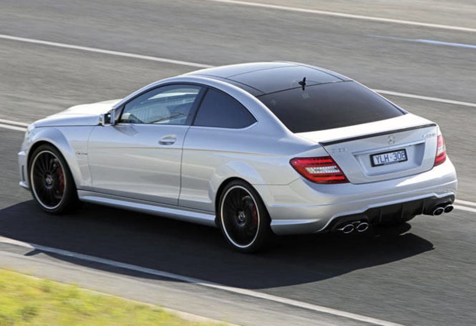 The newest AMG car could be the last newcomer with the 6.2-litre V8, as Benz - like BMW - is shifting to turbo power at its go-faster division. The motor in the new Coupe makes 336 kiloWatts and 420 Newton-metres, but the downside if official consumption of 12.1 litres/ 100km and CO2 emissions of 283 grams/kilometre. The upside, thanks to the seven-speed sports auto is a 0-100km/h sprint in 4.4 seconds and the usual limited top speed of 250km/h.