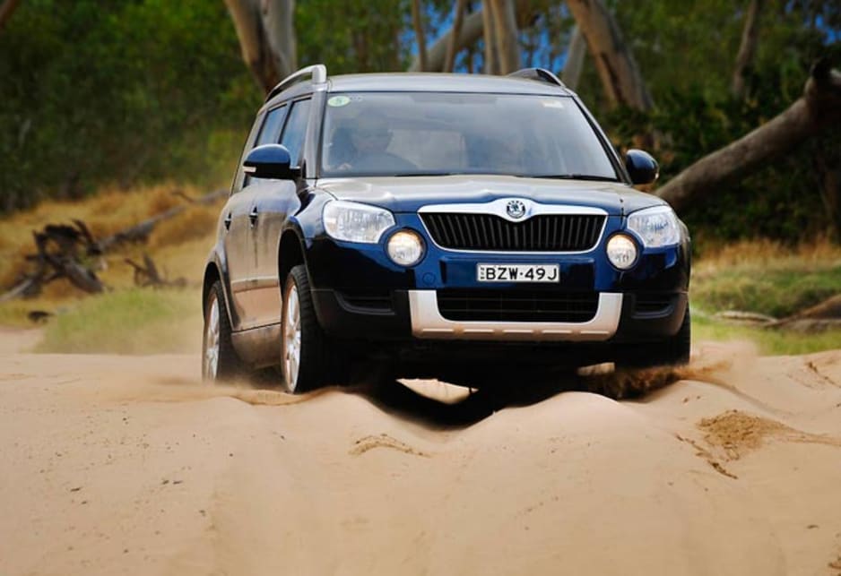 But there are no doubts about the 2WD model that - for its price - has a hell of a lot of appeal and is likely to even take big sales from conventional hatchbacks and sedans. A 1.8-litre turbo-petrol joins the Yeti range early in 2012.