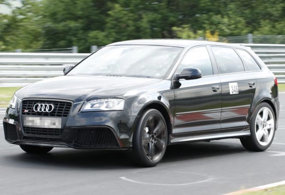 Audi RS3: spy shot   