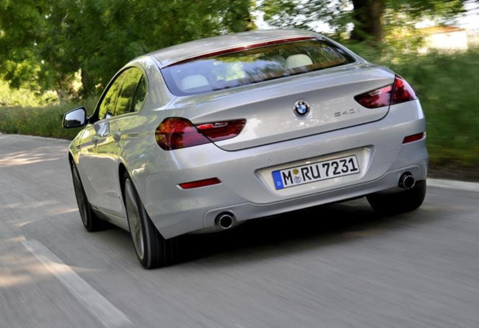 The BMW 640i Gran Coupe. 