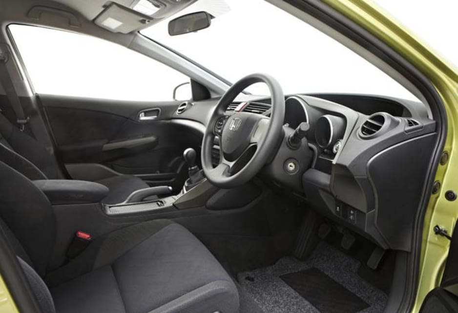 Honda Civic hatch VTi-S interior.