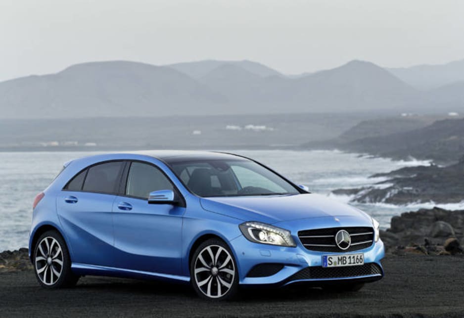 In its metamorphosis from stunning concept to production car not that much changed with the A-Class.