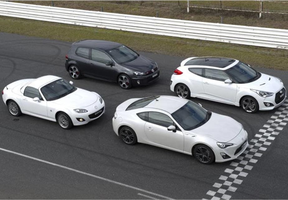A comparison crew of the newest and most-desirable affordable sporty cars in Australia today.