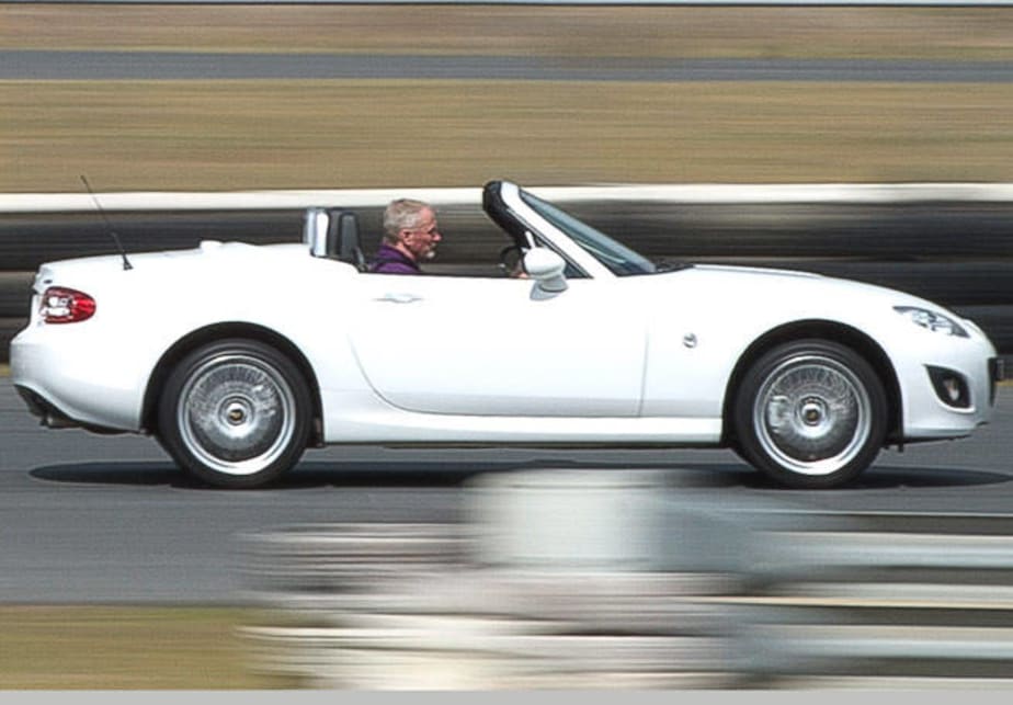 The MX-5 is the smallest, oldest - and most expensive - of the four. 