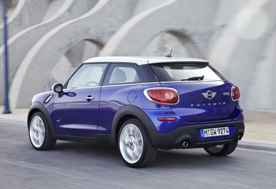 It’s based on the Mini Countryman SUV, but with two less doors, a sleeker roofline and lowered suspension.