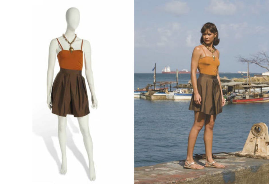 Olga kurylenko quantum store of solace dress
