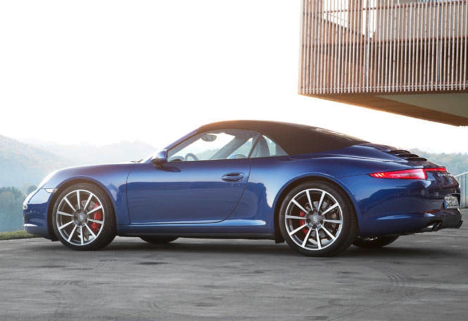 At $289,400 the stove hot 3.8-litre Carrera S 4S represents a rise of a Polo with DSG. The  range topping $315,000 Carrera Cabriolet is getting into Golf country over the car that preceded it.