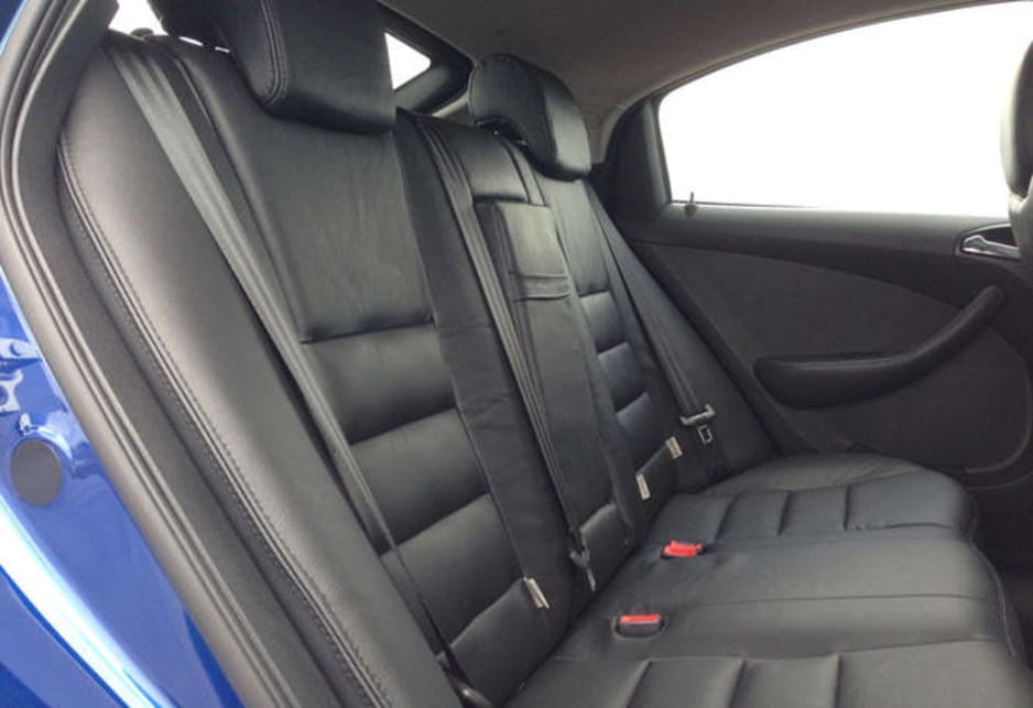 The back seats fold down to create an even larger cargo area.