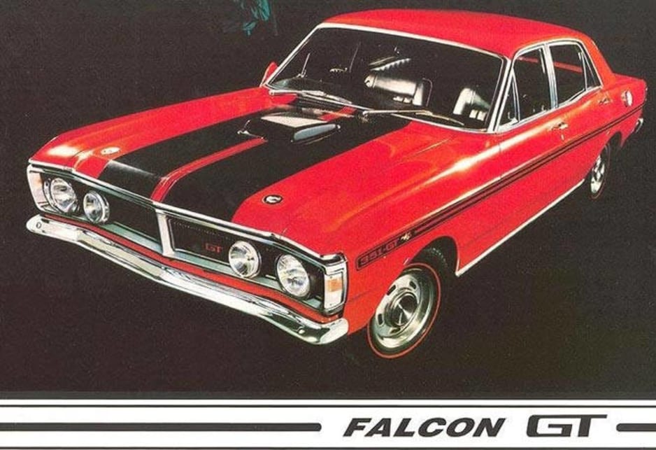 1971 XY Ford Falcon GT. Source wizardcarbrochures.com.