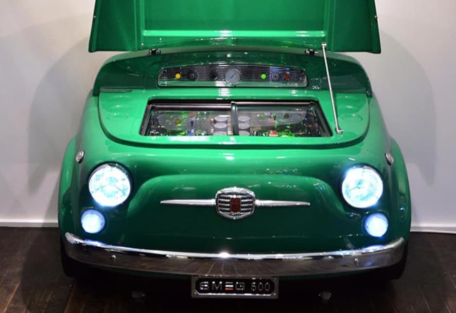 Fiat 500 Smeg fridge