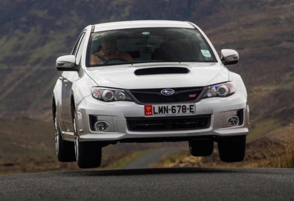 Subaru WRX STI on Isle of Man
