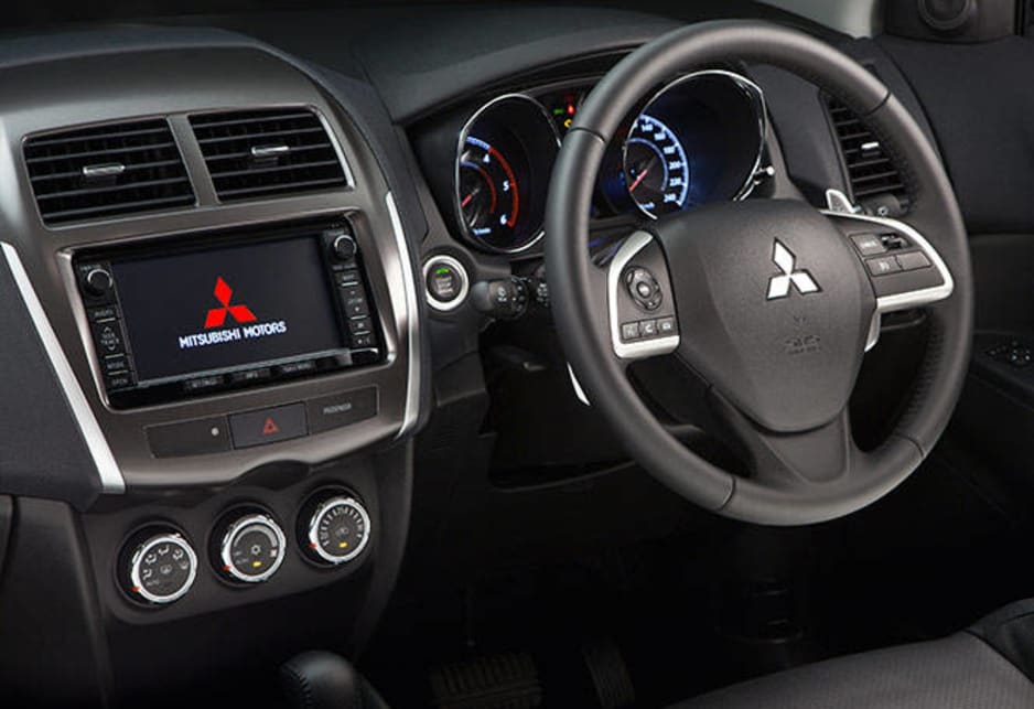 Like the Outlander and Challenger, the ASX auto offers behind-the-steering-wheel paddle shifting if you remember to use them or the transmission lever can be moved into manual mode. 