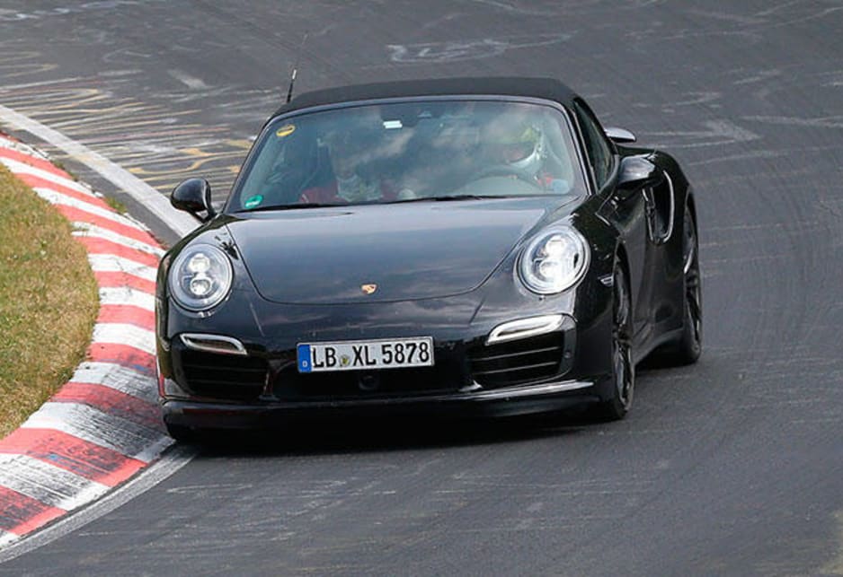 The cabrio version of the next 911 Turbo Cabriolet has also been seen, through our spy shots. We expect the cabrios to launch later this year or early in 2014.