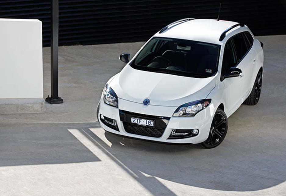 Six airbags are standard and the fundamentals - steering, chassis and brakes - are good enough to avoid most problems in the first place. Renault Megane GT 220 Sport Wagon pictured. 