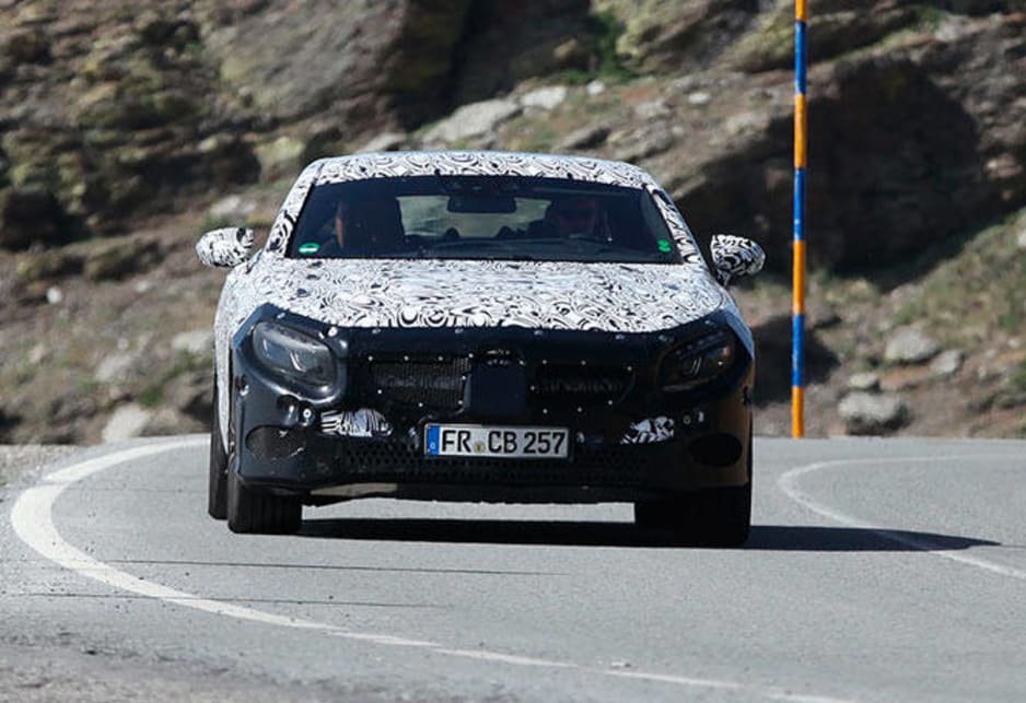 Here's the new coupe that's being spun from the Benz flagship.