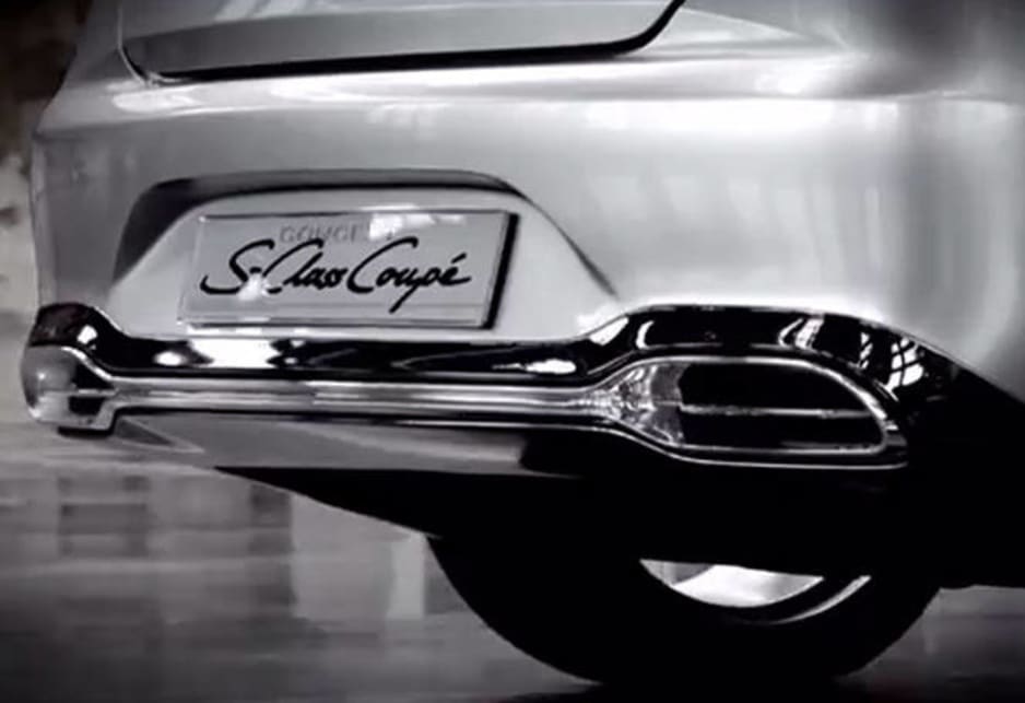 Mercedes Benz S-Class coupe spy shots