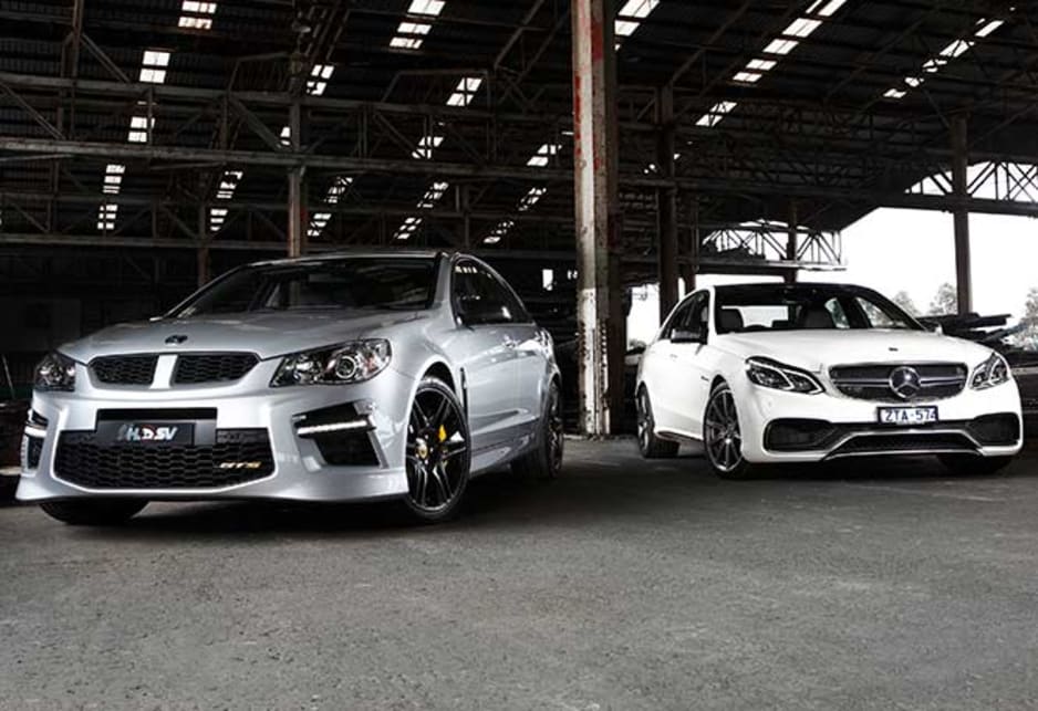 HSV GTS vs Mercedes-Benz E63 S-AMG