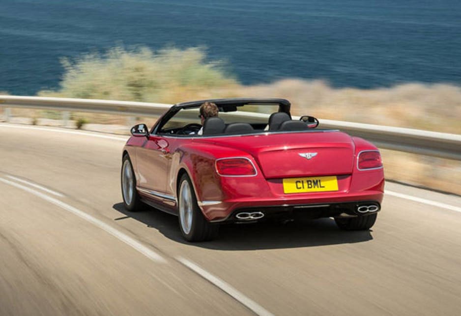 Bentley claims a 0-100km/h in 4.5 seconds and top speed of 309km/h for the GT V8 S and figures of 4.5 seconds and 308km/h, respectively, for the GTC V8 S. Simply incredible figures considering the coupe weighs 2295kg and the convertible a hefty 2470kg.