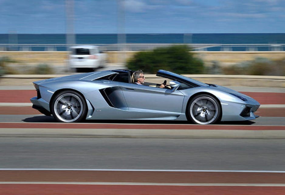 Nothing comes closer to the slingshot immediacy of the Aventador with a claimed 2.9 second blink from rest to 100km/h.
