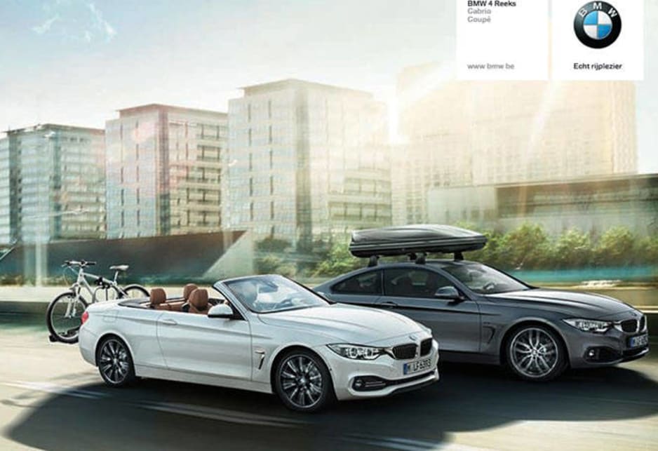 BMW 4 Series convertible leaked