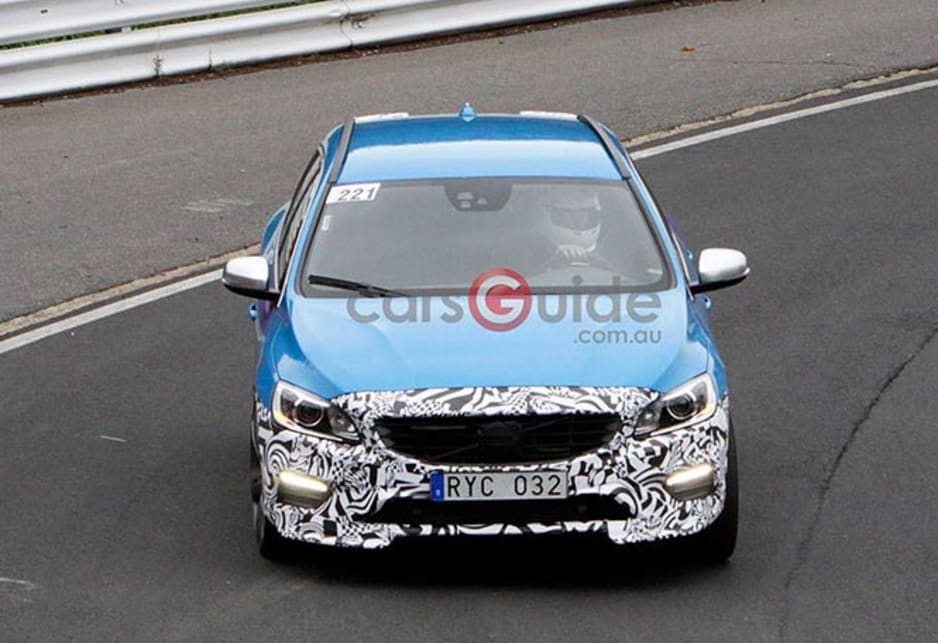 Volvo V60 Polestar Spy Shots Car News Carsguide