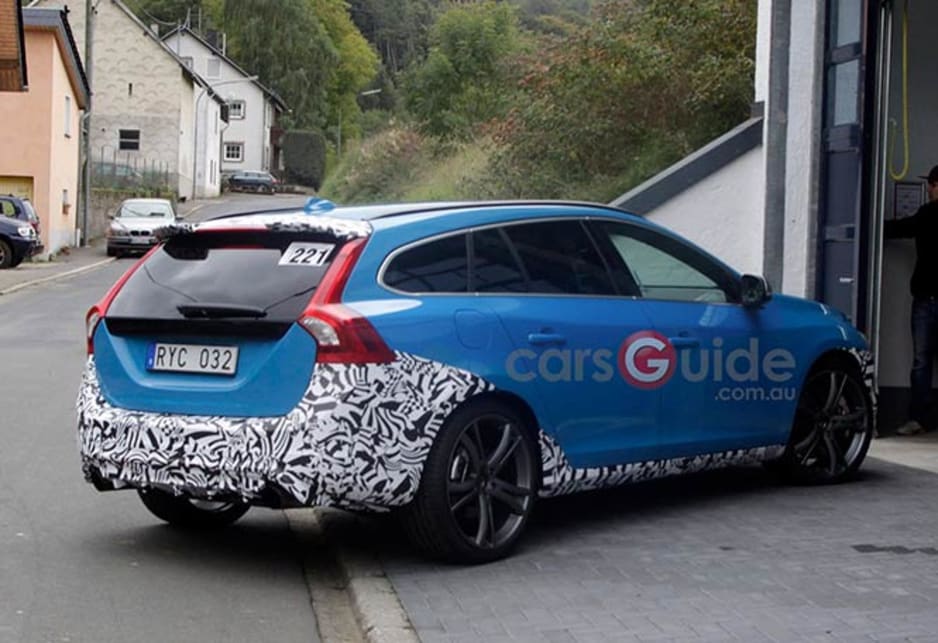 Volvo V60 Polestar Spy Shots Car News Carsguide