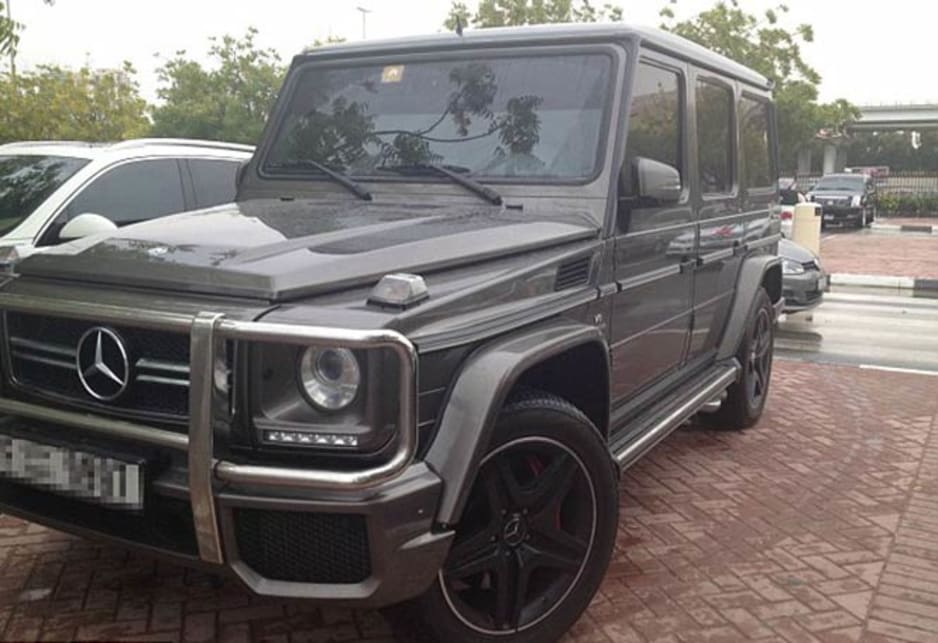  Mercedes-Benz G63 AMG in the carpark of the American University of Dubai. Image credit: Meeka Nasser
