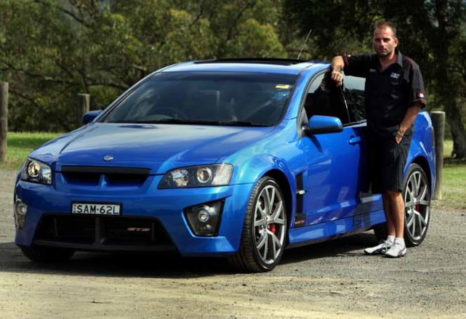 Sam Mangiapane and his HSV GTS and Clubsport