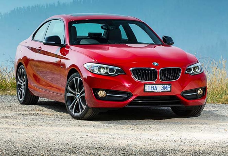 The 2 Series is larger than the 1, lower, wider, longer and with a wider track.