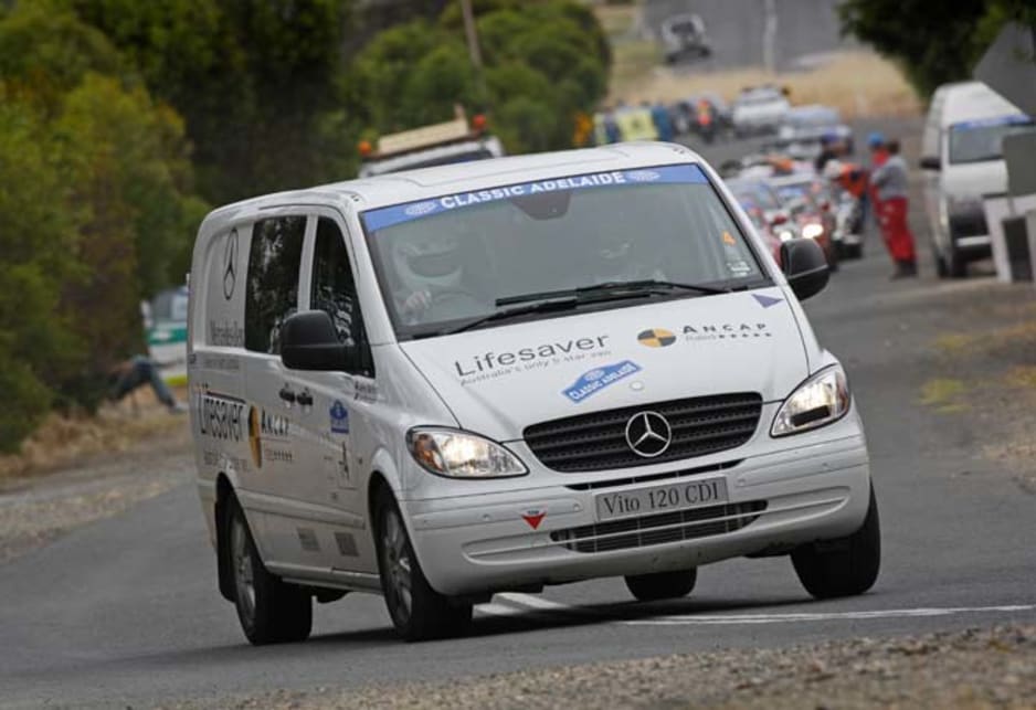 The Mercedes-Benz Vito 120CDI at the Adelaide Classic