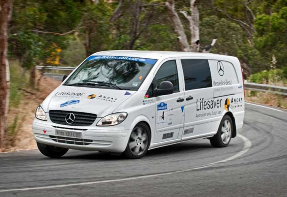 The Mercedes-Benz Vito 120CDI at the Adelaide Classic
