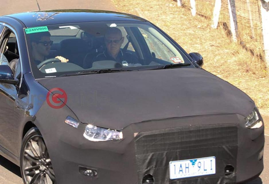 2015 Ford Falcon spied testing. 