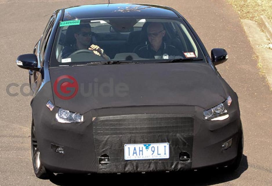 2015 Ford Falcon spied testing.