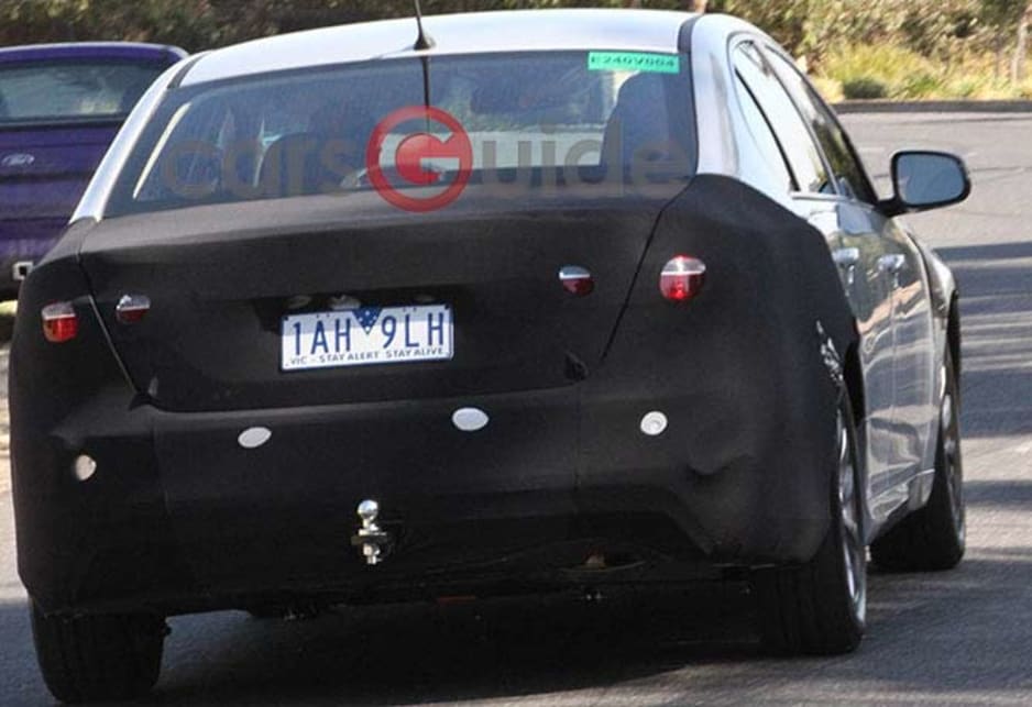 2015 Ford Falcon spied testing.