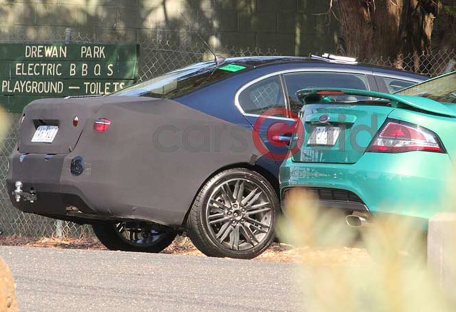 2015 Ford Falcon spied testing.